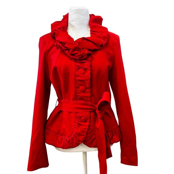 SOLD SOLD SOLD SOLD SOLDCoquette Coat Women Medium Romantic Retro Chic Jacket - Picture 3 of 8